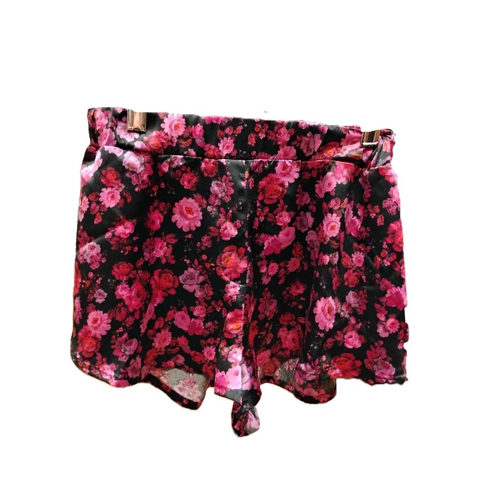 For Love & Lemons Women's Size XXS Silky Floral Shorts -NWT